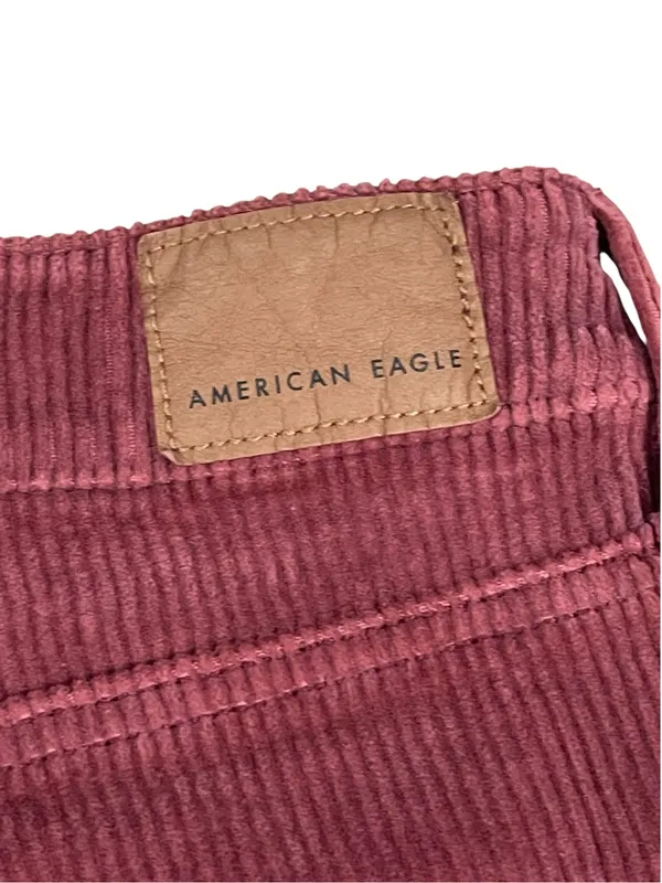 American Eagle Outfitters Women's Corduroy Super Stretch Mom Jeans Rolled Hem - Image 5
