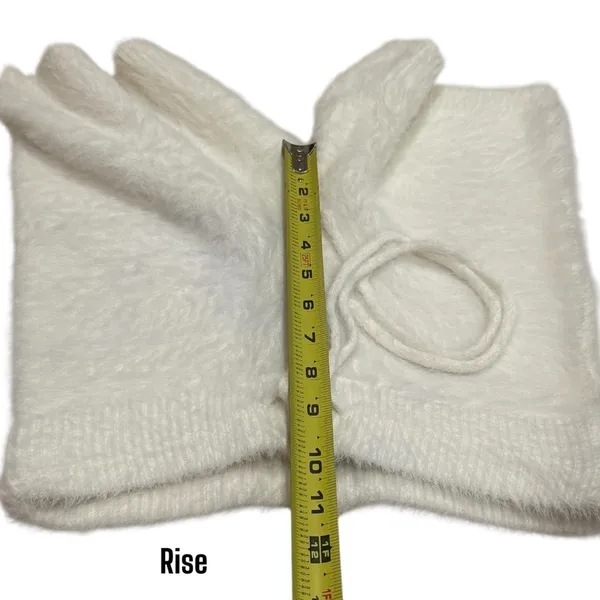 NEW Hidden Brand White Eyelash Lounge Cozy High‎ Rise Mini Shorts Women's Size S - Image 13