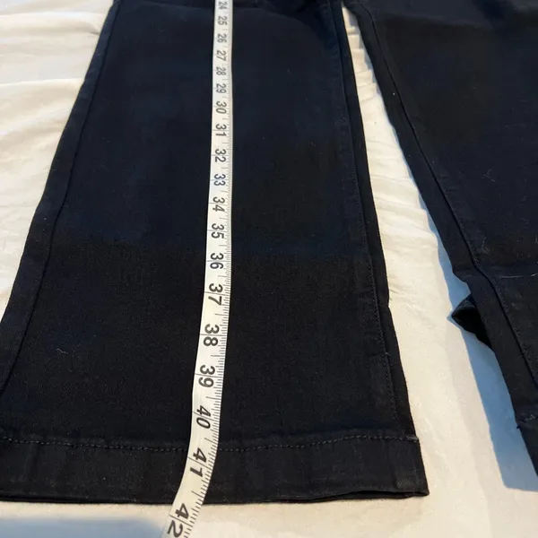 NEW Etello Black Straight Leg Women's Jeans size 8 - Image 7