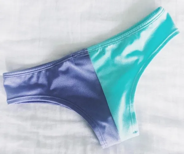 Eau Paix Vie Color Block Bikini Bottoms - Image 2