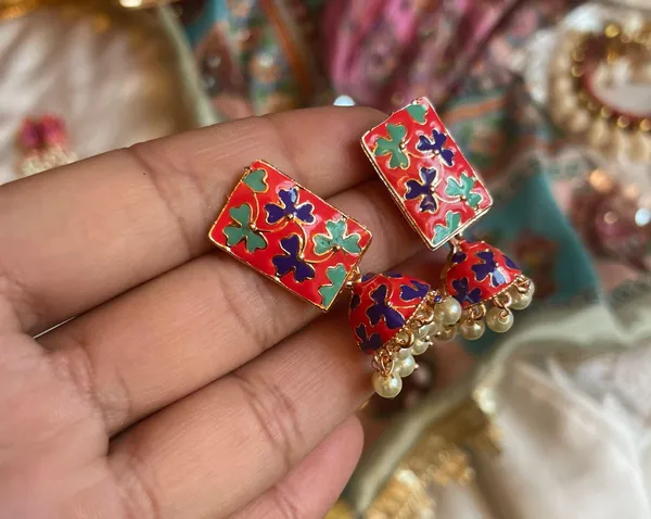 Orange Jhumki - Image 3
