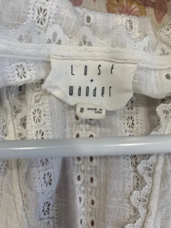 Lost + Wander white romper  - Image 2