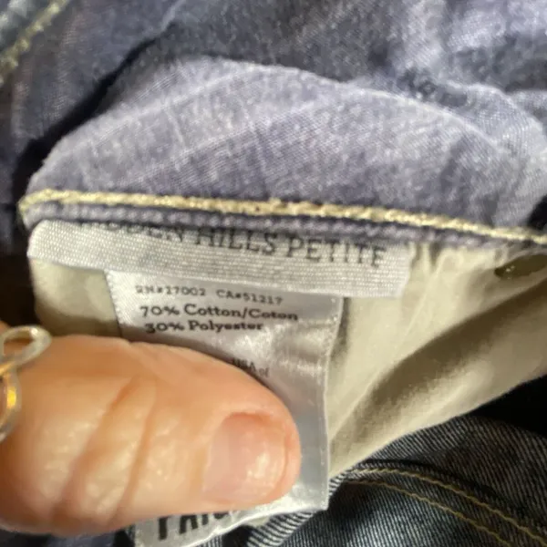 Paige Jeans Hidden Hills Women's‎ 30x29.5 Mid Rise Dark Wash Flared Slimming - Image 13
