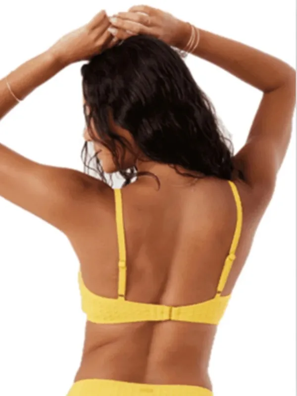 Roxy Golden Rod Haliewa Hipster Knot Bikini Set - Image 3