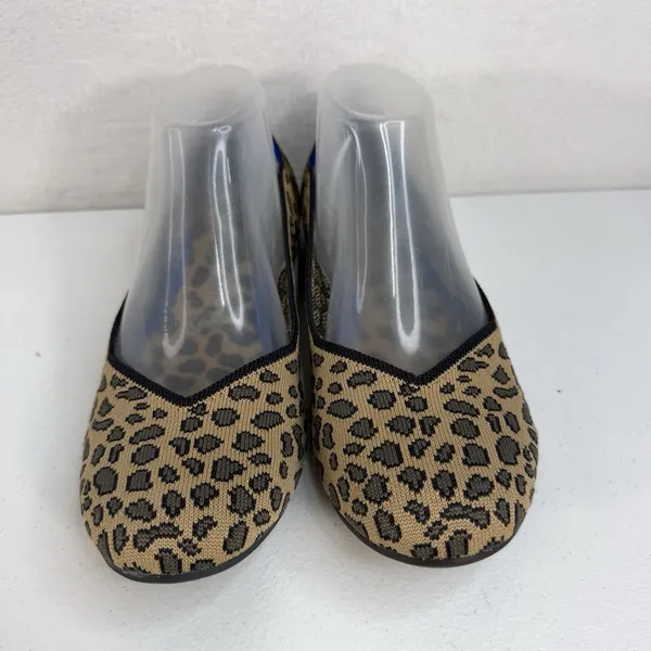 Rothy's Size 10 The Flat Ballet Spotted Leopard Animal Print‎ Round Toe Retired - Image 5
