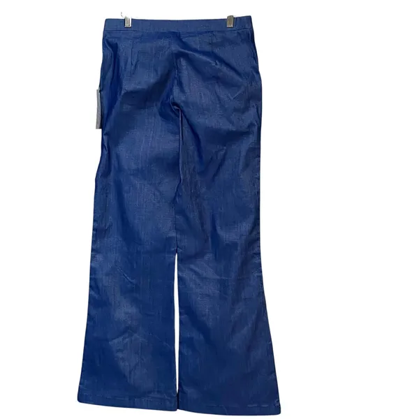 Milk & Honey Womens Indigo Blue 2 Piece Peplum Camisole and Wide Leg Pant Set L - Image 3