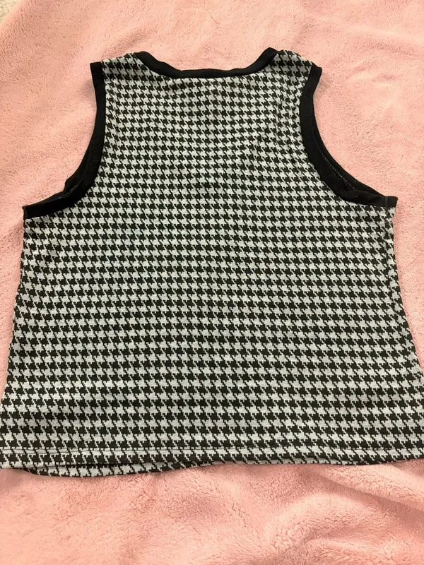 I.N. San Francisco Houndstooth tank top - Image 2