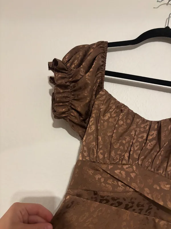 Mi Ami Brown dress - Image 2