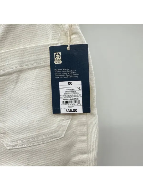 Universal Thread NWT High-Rise Flare White Denim Jeans Size 00 - Image 4