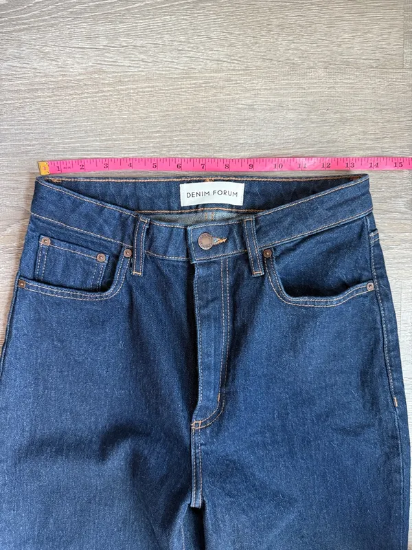 Aritzia Denim Forum Rowan Super Hi-Rise Straight Jean 27 - Image 7
