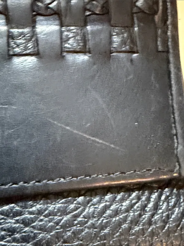 💳💳💳BOGOHO💳💳💳Brighton Black Woven Leather Clutch Wallet with Silver Accent - Image 14