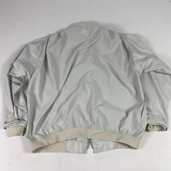 Zero Restriction Jacket Womens‎ Large Gray Microfiber Golf Windbreaker USA Made - Image 9
