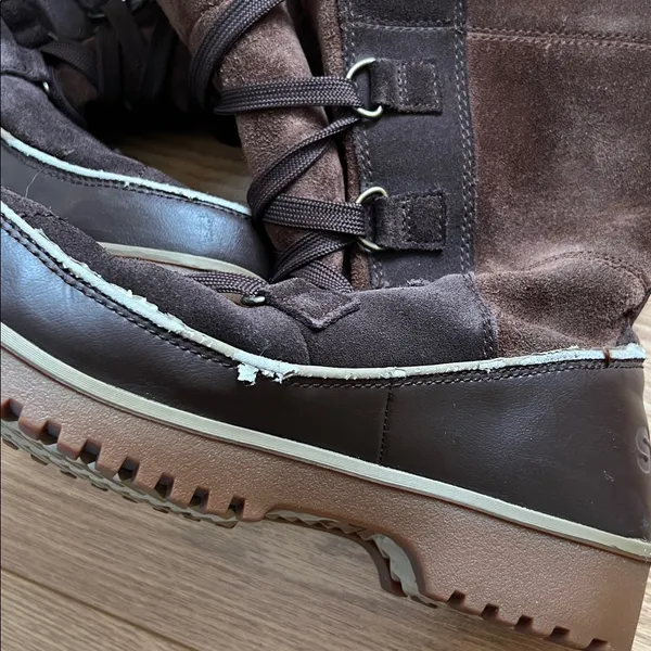 Sorel Women's Tivoli High II Brown Lace Up Boots Size 8 - Image 9
