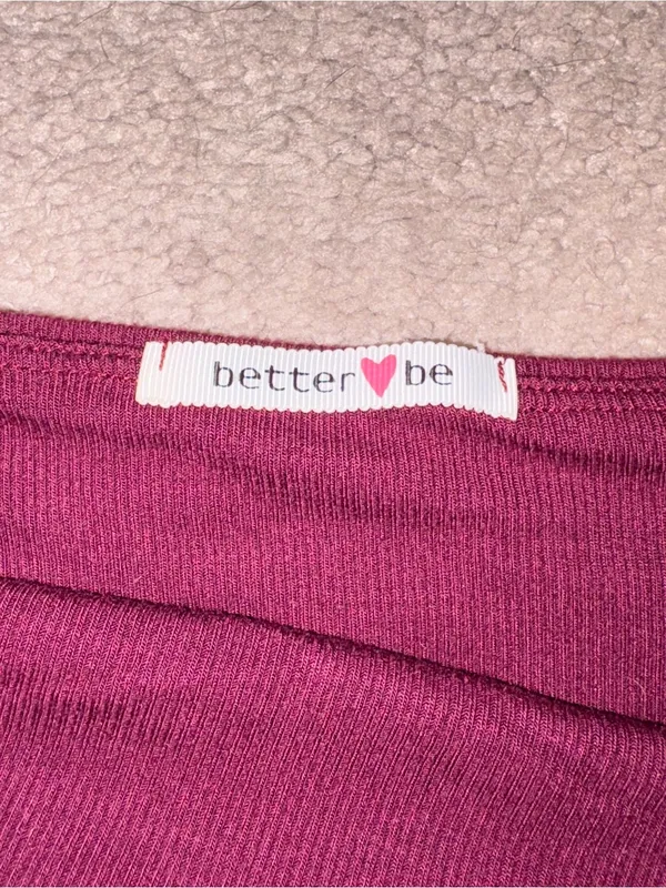 Better Be Strapless Maroon Bandeau Size: S - Image 3