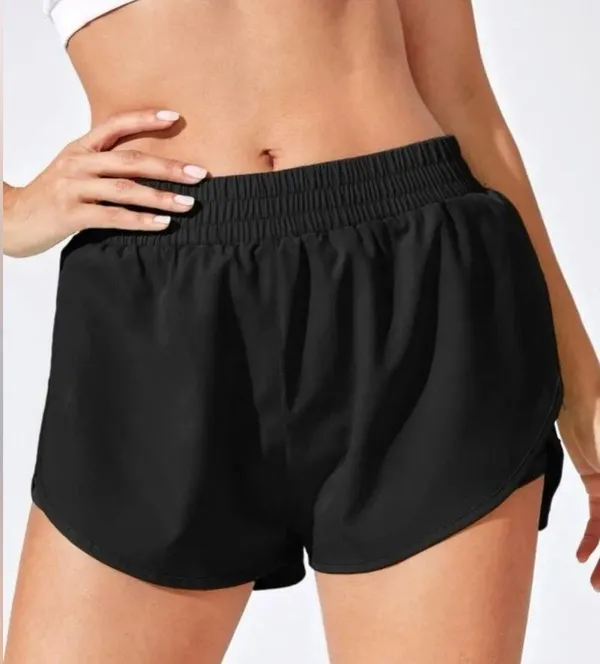 Black Athletic Shorts Size XS - Image 4