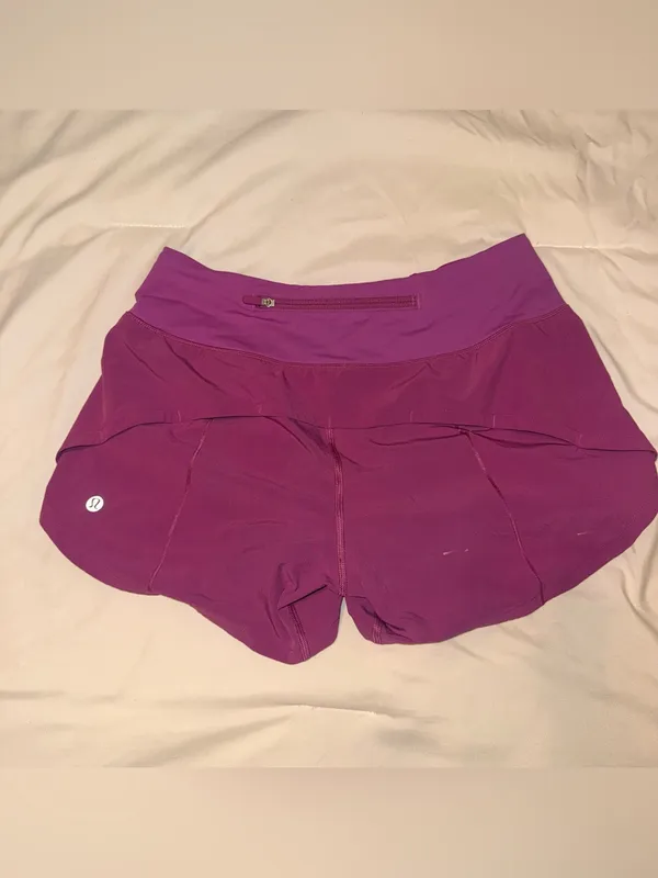 lululemon athletica Magenta-Purple Athletic Shorts - Image 2