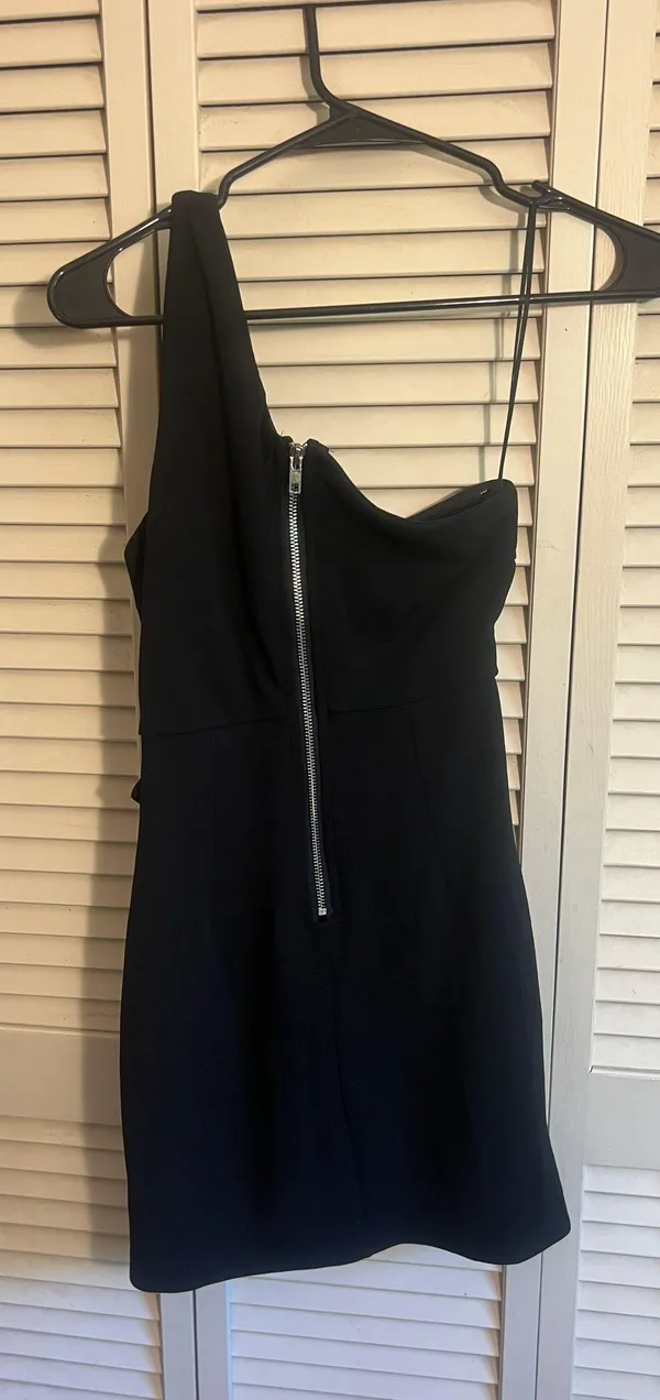 Hello Molly Black Mini Dress - Image 4