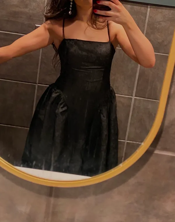 Lulus Black Corset Gown - Image 3