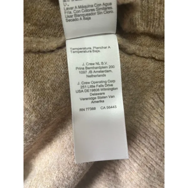 J.Crew Extra Soft Yarn Sweater Wool Brown Collared Pullover Preppy Quiet Luxury - Image 9