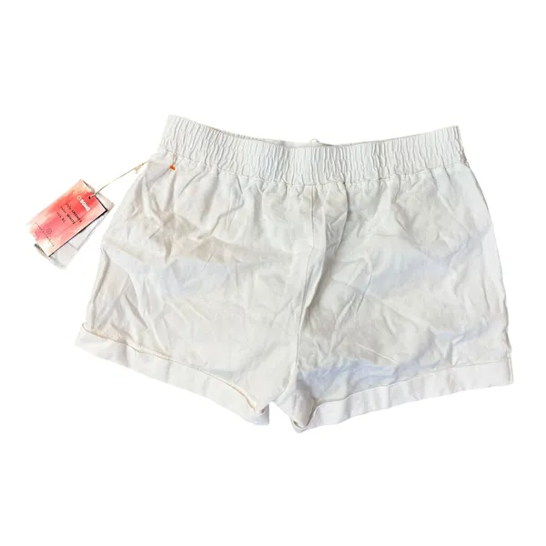 Ci‎ Sono Linen Collection White Shorts XL Drawstring Elastic Waist Pockets - Image 9