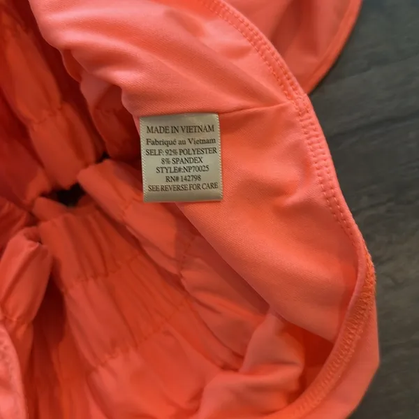 New In‎ Large Coral Active Stretch Short Orange - Image 7