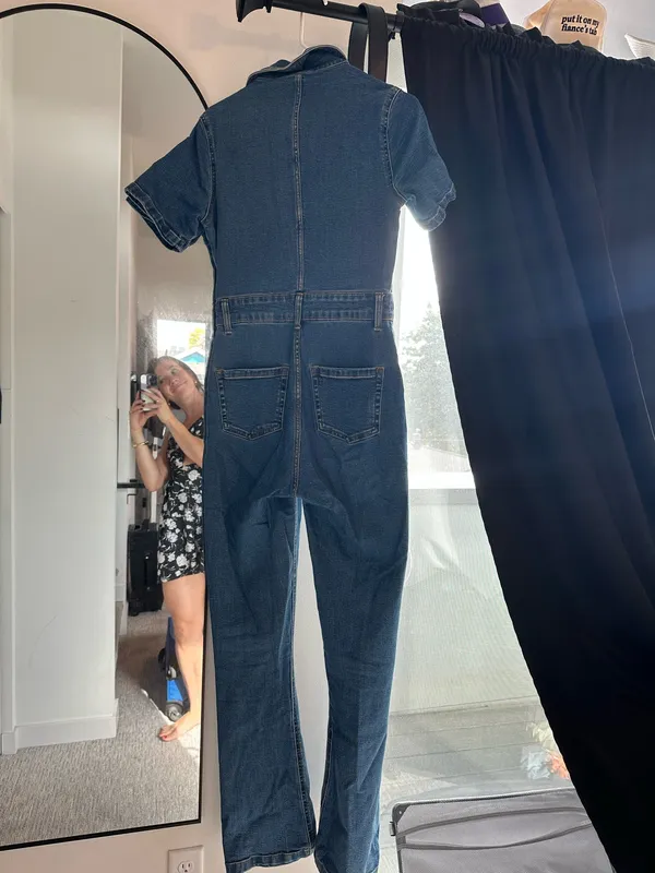 Denim Stradivarius jumpsuit - Image 4