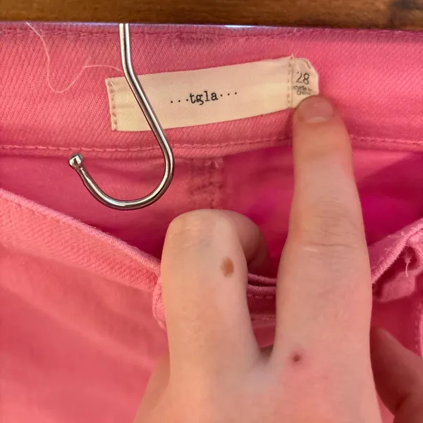 Francesca's Pink jeans - Image 3