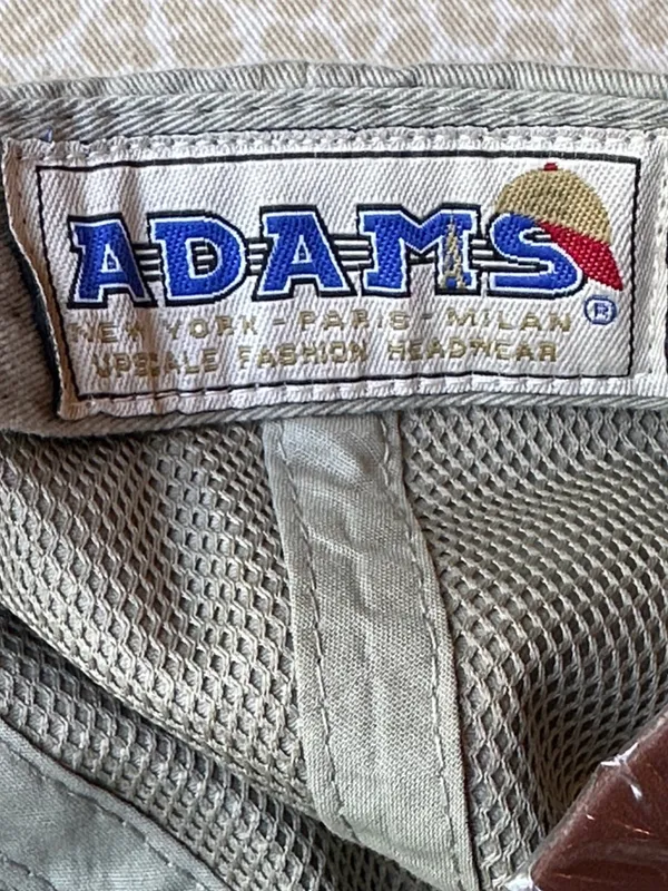 MM Embroidered Baseball Cap Light Olive Green by ADAMS - Image 6