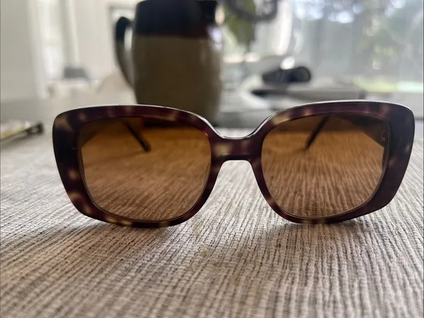 Ann Taylor Tortoiseshell Sunglasses with Brown Lenses Vintage Frames Only - Image 2