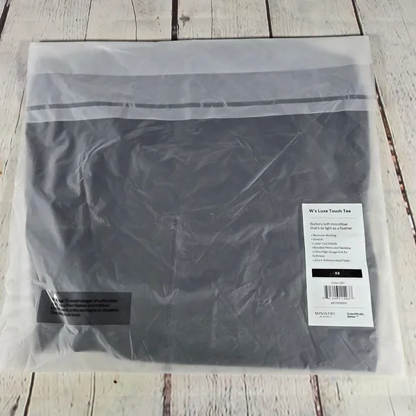 MINISTRY OF SUPPLY Womens Luxe Touch Tee Black Short Sleeve Moisture Wicking XS‎ - Image 7