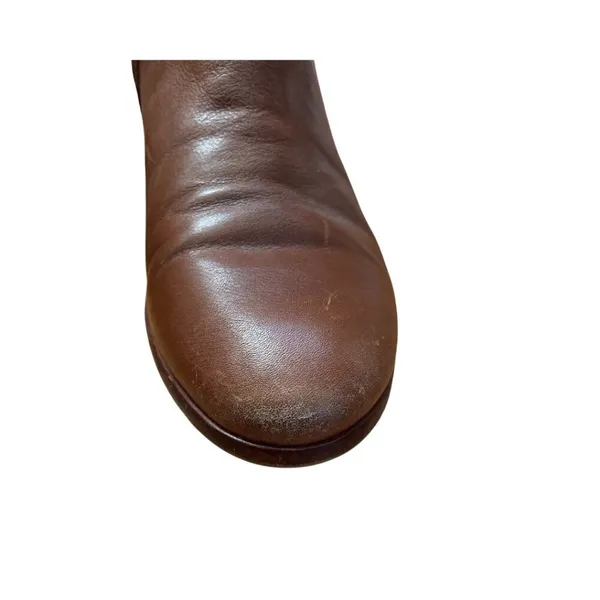 Sam Edelman Petty Leather side zip ankle bootie women’s‎ size 7 brown - Image 5
