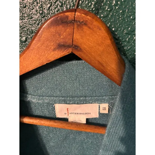 Anthropologie Blue Shrug Cardigan Sz One Size - Image 2
