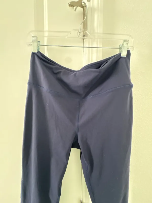 Yogipace High Waisted Leggings Navy Blue Size L - Image 2