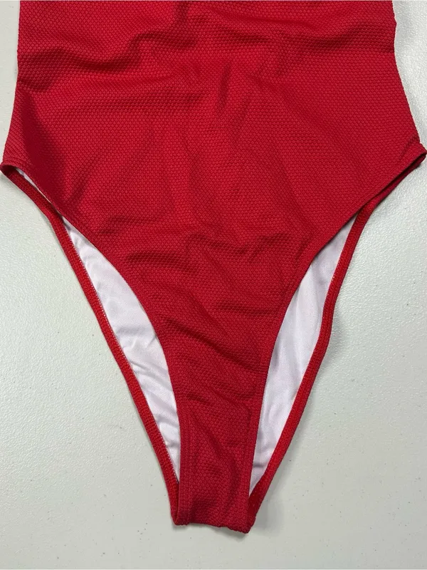 Women’s Red Textured One - Image 5