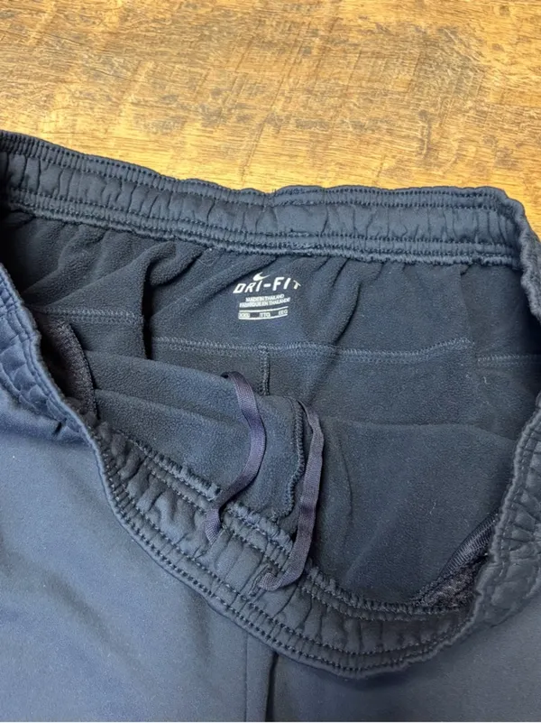 Nike Dri-FIT Running Joggers SweatPants Womens XXL 2XL Blue Zip Ankle 339669-475 - Image 7