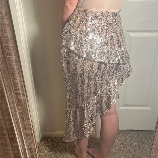 Majorelle Warren sequin high-low Skirt‎ - Image 2