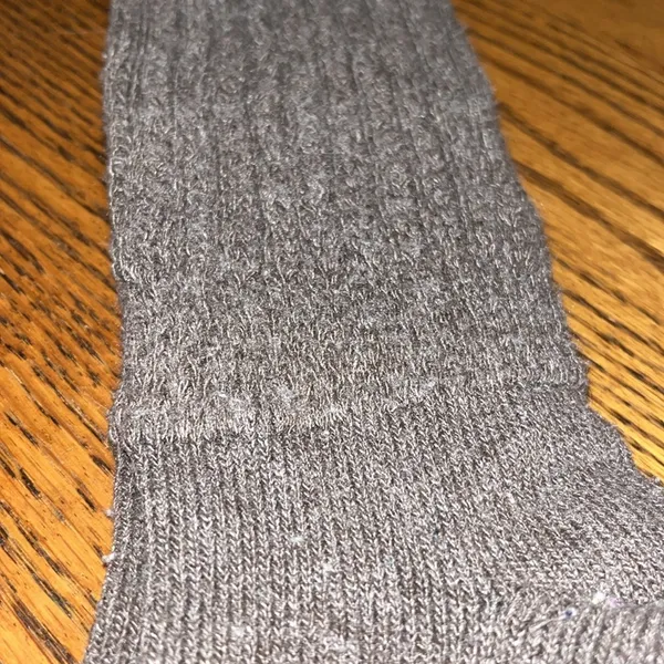Women’s Vintage Ash Brown Slouch Socks. Gently used. Smoke free home. - Image 3