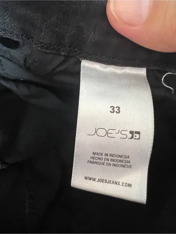 Joe's Jeans black denim jeans size 33 - Image 8
