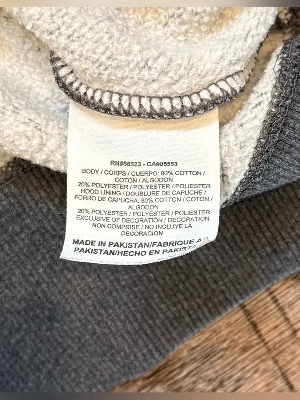 Nike Women’s Gray Pullover Hoodie Embroidered Logo Small Activewear Athletic - Image 3