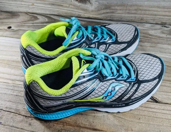 Saucony Womens Guide 9 Athletic Shoes Size 8  Gray - Image 3