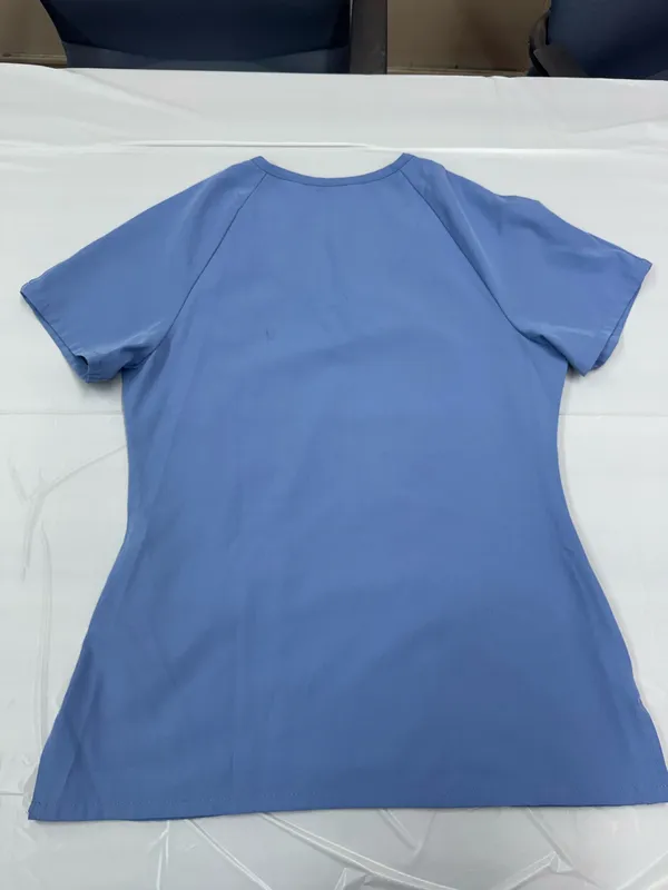Skechers by Barco Ciel Blue Short Sleeve Scrub Top Size Small - Image 2