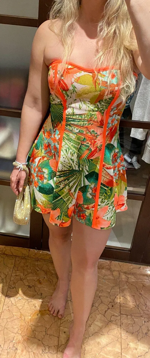 Windsor Tropical Mini Dress - Image 2
