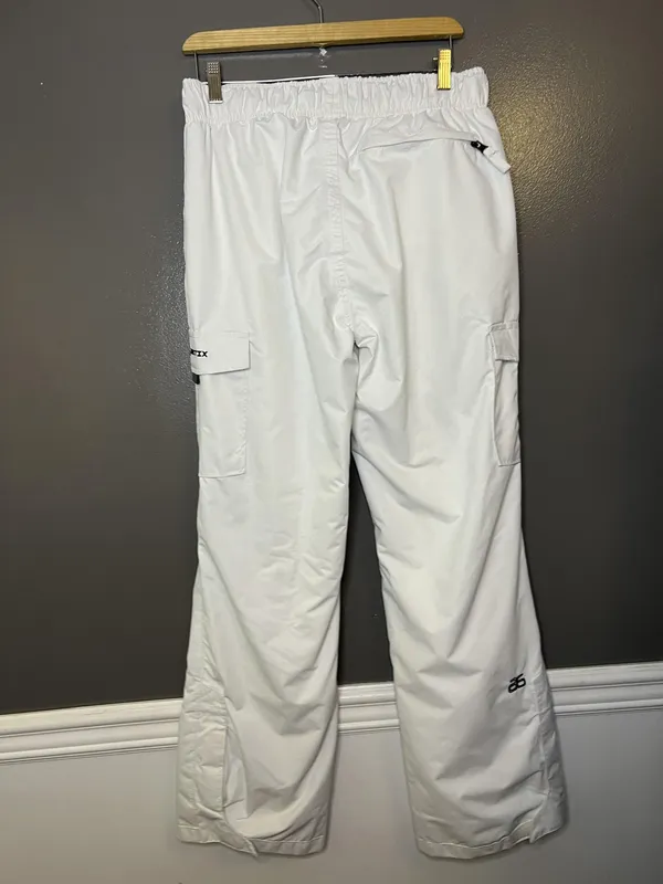 Arctix Pants Womens Medium White Insulated Snow Ski Cargo Water Resistant 5K - Image 5