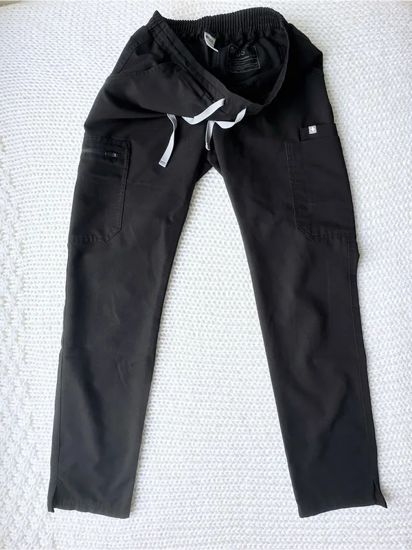 FIGS Yola High-Rise Slim Scrub Pant - Black - XS - Image 8