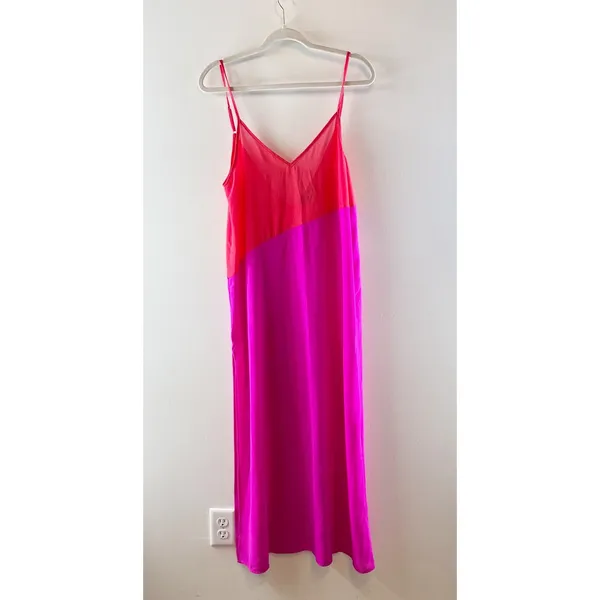 Lulus Seaside Retreat Coral Maxi Cover-Up Dress Red and Magenta Small - Image 2