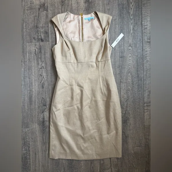Antonio Melani Saint-Tropez Midi Dress in Carmel- NWT- Size 6 - Image 2