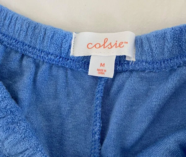 Colsie Blue  terry cloth shorts - Image 3