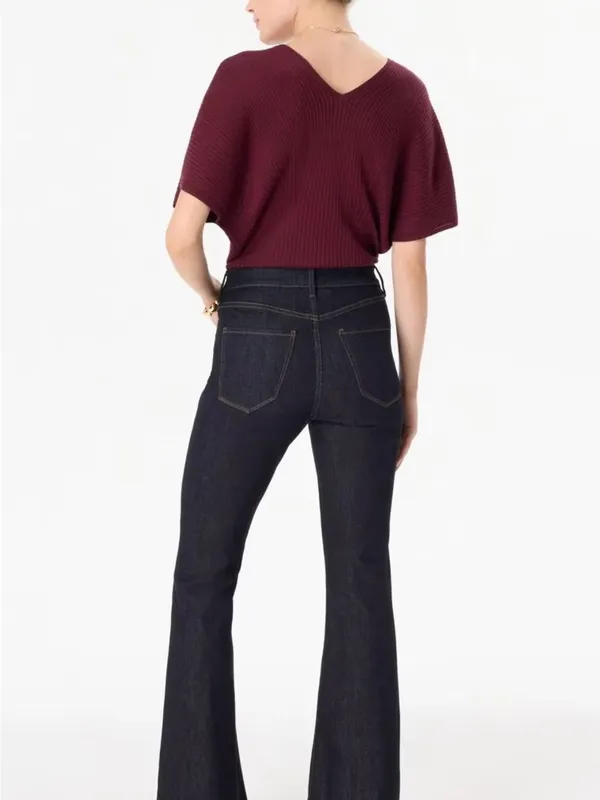 White House Black Market High Rise Flare Jeans Women’s Size 0 - Image 3