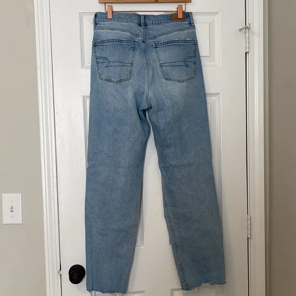 American Eagle highest rise baggy straight jean - Image 2