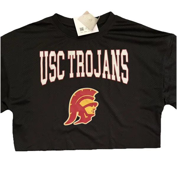 Gameday Couture USC Trojans Logo Women's‎ Size Large Black Game Face Crop Jersey - Image 3